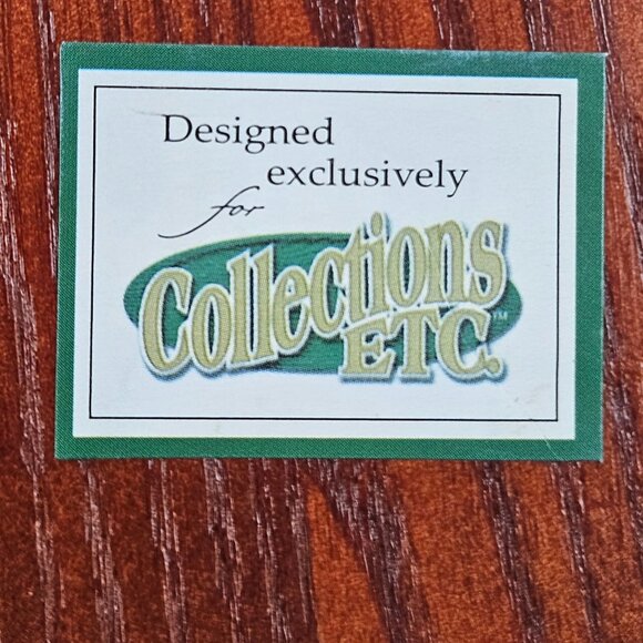 Collections Etc Vintage Desktop Train Figurine Decor Lamp Post Design Wood Base - Picture 11 of 11